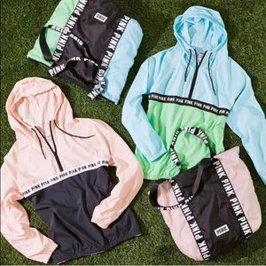 VS Pink Anorak & tote set